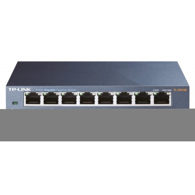 Switch 8 ports Gb boîtier métal TL-SG108 TP-Link [3921023]