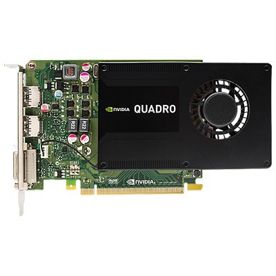 HP Quadro K2200 4 Go GDDR5 - PCIe 2.0 x16 - DVI  2 x [3929801]