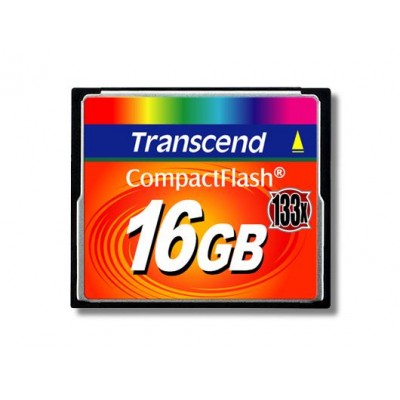 Carte compactflash Transcend TS16GCF133 - 16 Go - 1 Carte - [3931685]